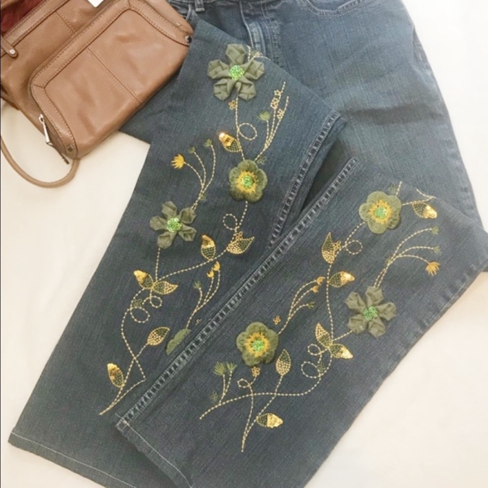 WILLI SMITH embroidered jeans TIGNANELLO Purse